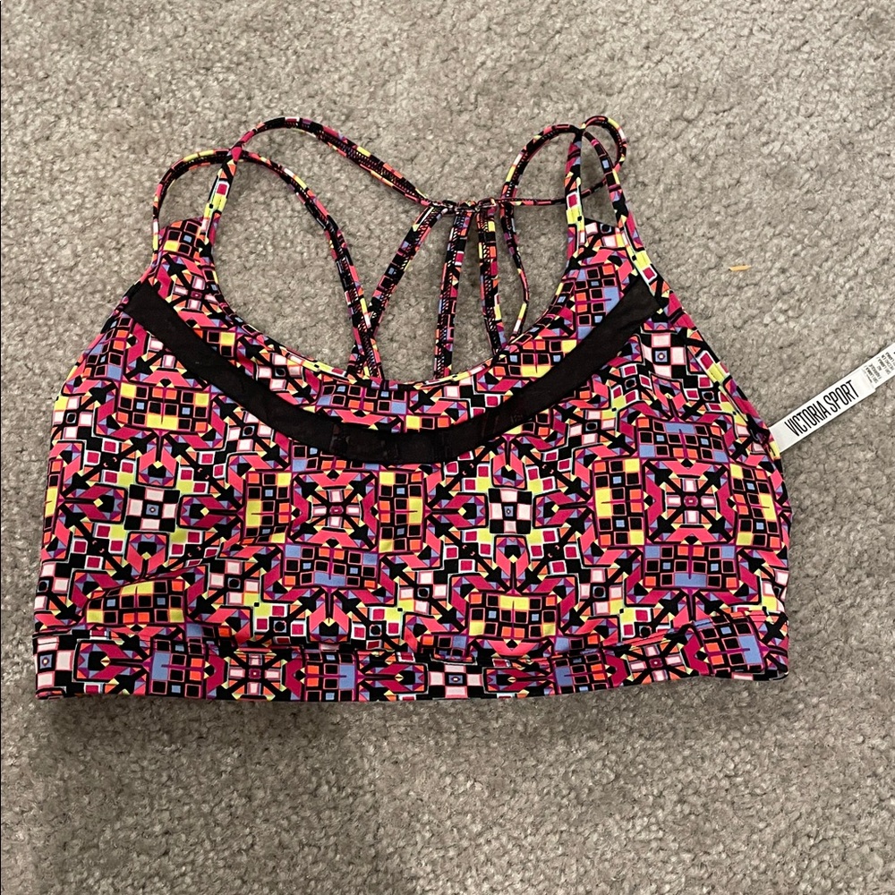 Colorful Geometric Sports Bra VS Sport